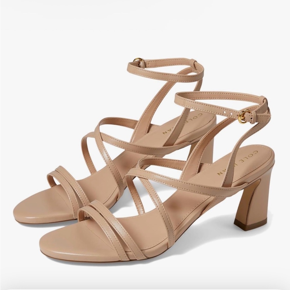 Cole Haan Women's Addie Strappy Sandals, Brush Leather, 8 B Medium